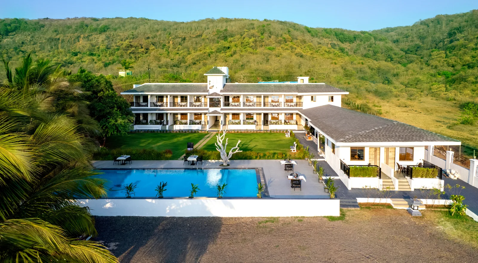 Aerial view of Coco's Inn Resort