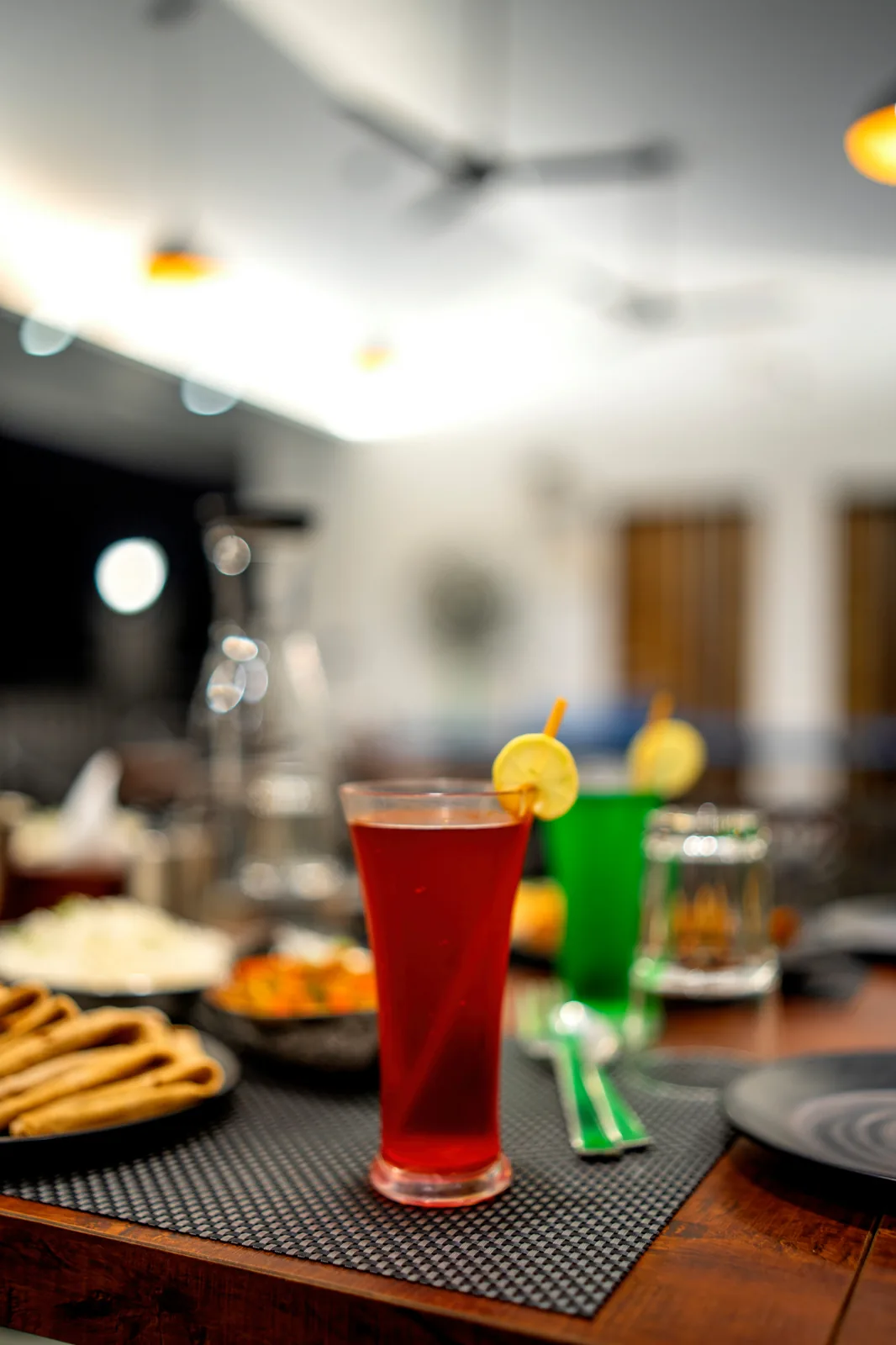 Drinks and snacks at Coco's Inn